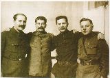 Stalin and his team of architects who created the Moscow Metro Station