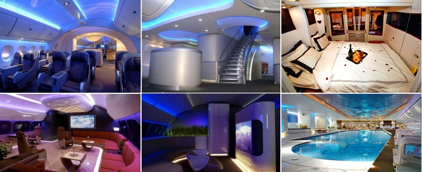 Interiors Of The Luxurious Aircrafts