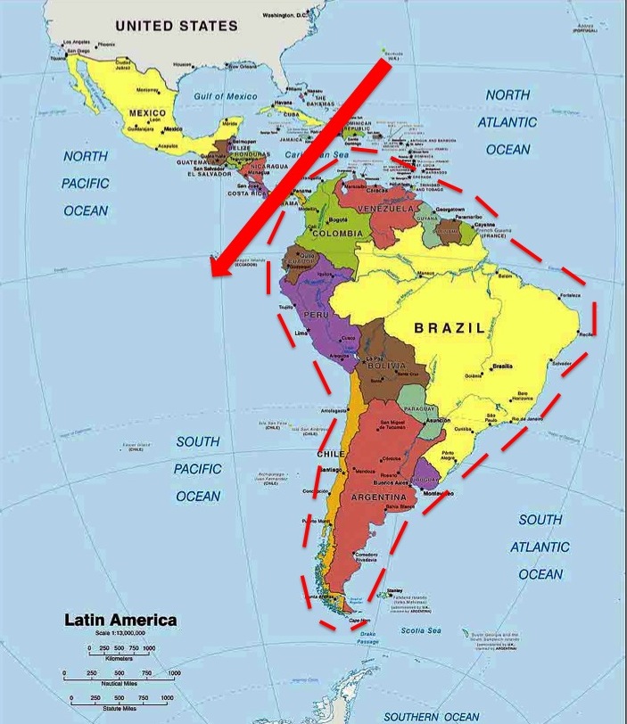 Panama Canal that connects Pacific Ocean with Atlantic Ocean Panama Canal that connects Pacific Ocean with Atlantic Ocean